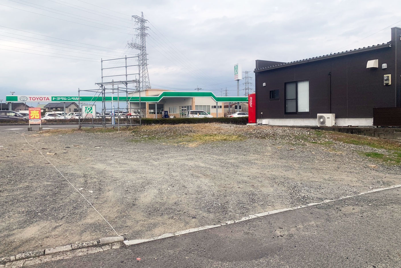 長田町Ⅱ分譲地_1号地南東側